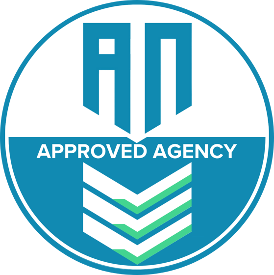Approved Nanny Agency Badge Cut Out