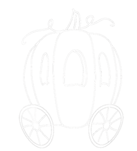 Pumpkins Logo outline in white